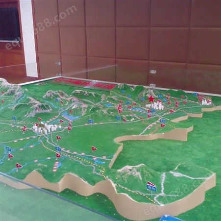 地形地貌沙盘模型制作 山地场景城市产业园规划还原展示 来图定制