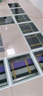 普原装饰材料 计算机机房 玻璃地板 活动架空地板 灵活组装