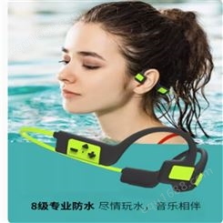 骨传导游泳蓝牙耳机防水跑步运动健身专用骨传感无线挂耳式X8