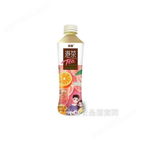 桃桃红柚茶饮料500ml果味港茶饮品高颜值风味饮料