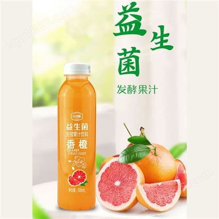 益生菌发酵香橙果汁饮料500mlx15瓶