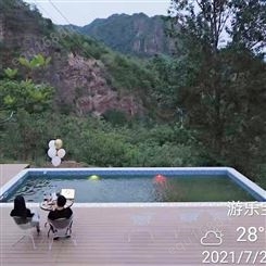 民宿酒店别墅游泳池 可提供设计方案 多年行业经验 施工方便