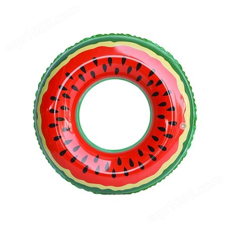 欣耀 卡通PVC充气游泳圈 成人儿童游泳防护圈水果图案