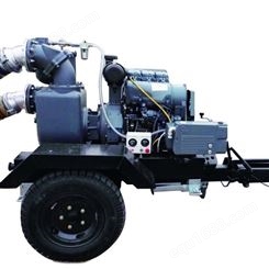 抢险车 拖车式真空辅助自吸泵 排水泵车 抽水车 防汛泵车 汉能 HC-ZKXZ 