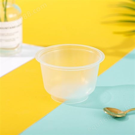 透明PP塑料碗一次性塑料杯果冻凉粉杯