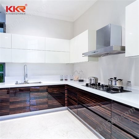 KKR环保材质人造石板材酒店装饰家用厨房台面浴室台定制