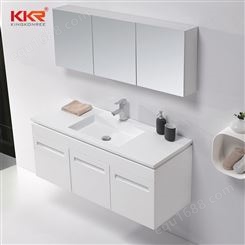 KKR现代简约轻奢浴室柜组合人造石洗脸盆套装一体洗漱台