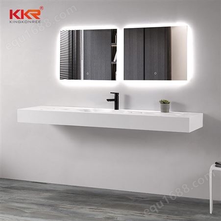 KKR创意个性一体人造石浴室盆轻奢卫生间洗手洗脸盆柜盆