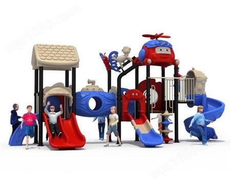 广西南宁幼儿园大型室外组合攀爬滑梯 大风车幼教玩具