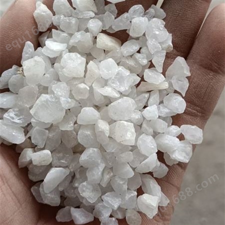 天然石英砂 水处理滤料白砂 纯白硅砂 污水处理用