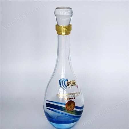 玻璃瓶酒瓶厂家 白酒瓶白酒瓶500ml白酒玻璃瓶烤花瓶 喷涂瓶 高白晶白料玻璃瓶 白酒瓶酒瓶 玻璃酒瓶
