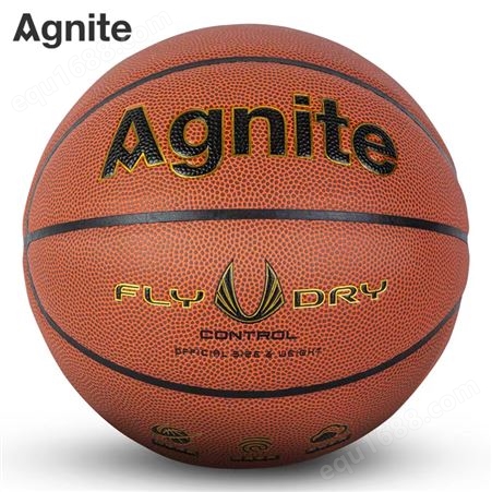 安格耐特F1184 PU材质篮球 六号 考试 /训练球（橙色）