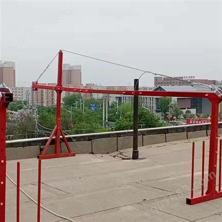 电动吊篮 工地工程施工定制异形烤漆吊 篮高空作业平台