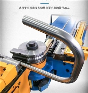 （汉丰）DW75NC半自动液压弯管机 大型不锈钢方圆管切管机可定制