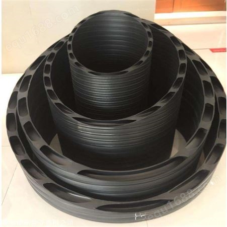 联塑HDPE钢带管增强螺旋管缠绕波纹管 排污水管 材质高密度聚乙烯