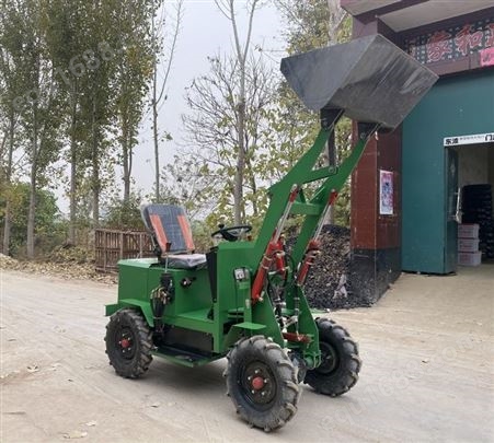 微型电动小铲车柴油养殖场小型装载机建筑工地推土机