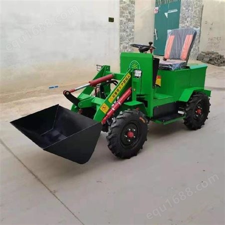 微型电动小铲车柴油养殖场小型装载机建筑工地推土机