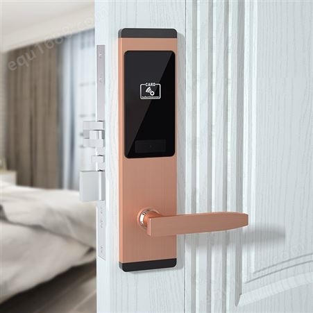 酒店门锁刷卡锁木门客房公寓民宿ic卡智能电子门禁宾馆磁卡感应锁