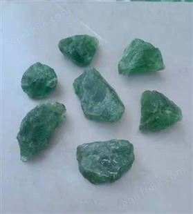 彩瑞矿产品 工艺雕刻绿色萤石 办公摆件水晶原石