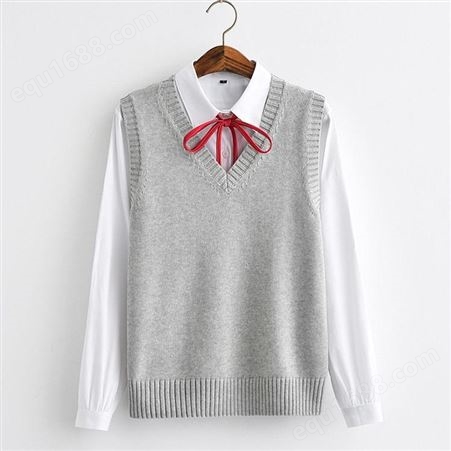 上海 高中小学生校服定制定做 校服毛衣羊毛衫 款式齐全 可印校徽 永利