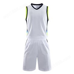 LQ195#篮球服套装  定制logo印字透气运动速干运动服