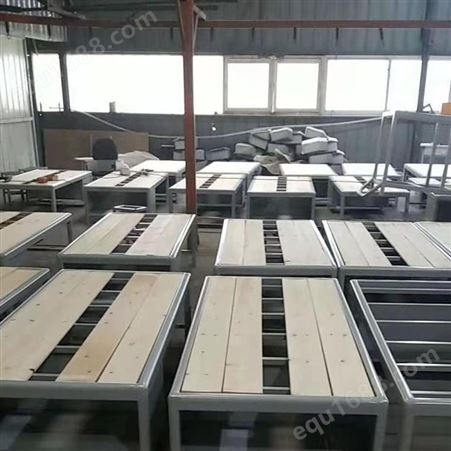 超群钢制铁架单层木板床 牢固稳定 拆装方便支持定制