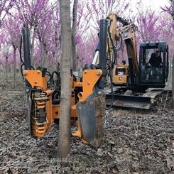 高频振动土球挖树机 带土球移树机 30-45cm起苗机 苗木断根机汇能