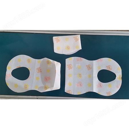 婴儿围兜机自动化设备 一次性口水巾折叠机 带背胶随意贴尺寸可调
