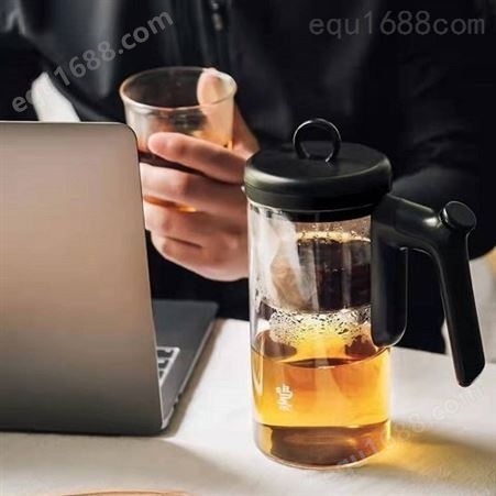 鸣盏飘逸杯玻璃茶具高硼硅冲茶器MZ-8003 企业送礼团购 一件代发